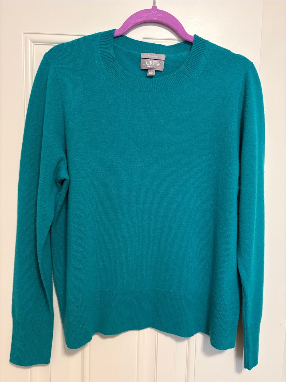 J. Crew Teal Crewneck Sweater